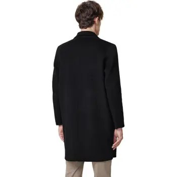 Red bean Coats Men Black