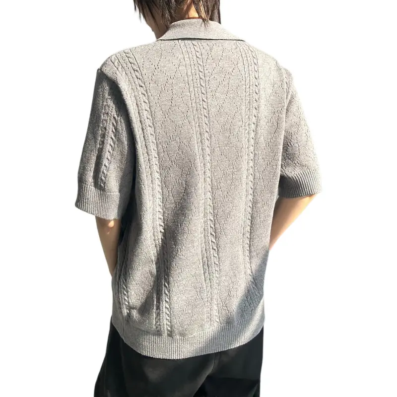 GY.VG Polo Shirts Unisex Gray-2
