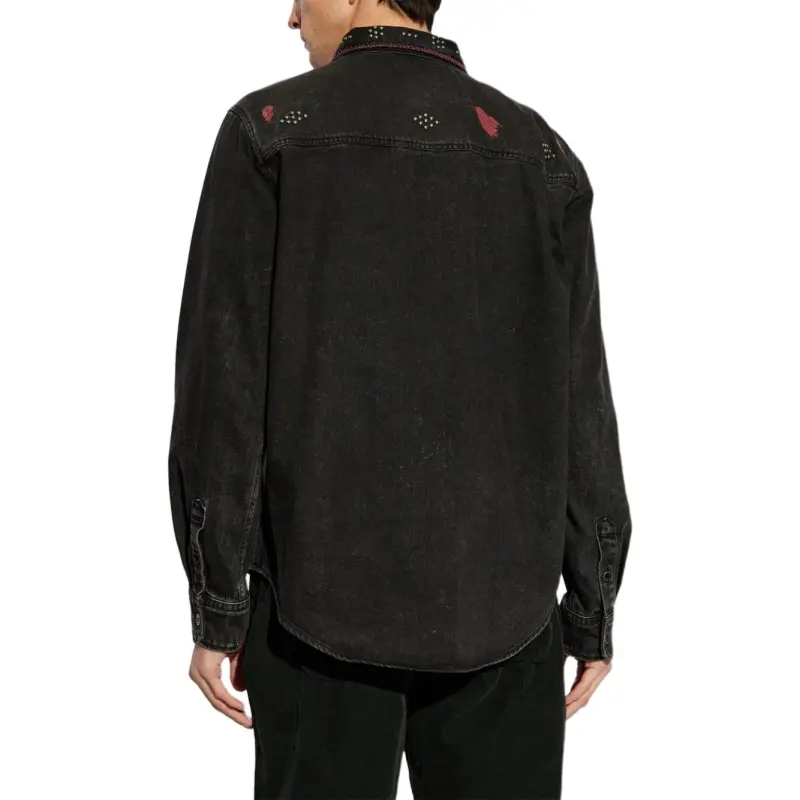 ISABEL MARANT Osco Denim Overshirt-2
