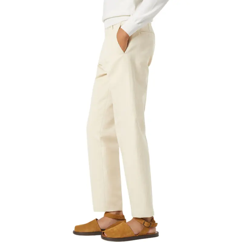 Loro Piana SS25 Casual Pants Men's Beige-4