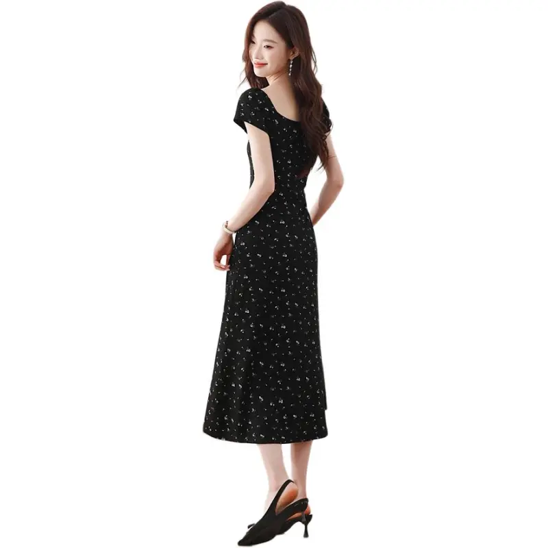 Mu Xiao Xin Short Sleeved Dress Women's-2