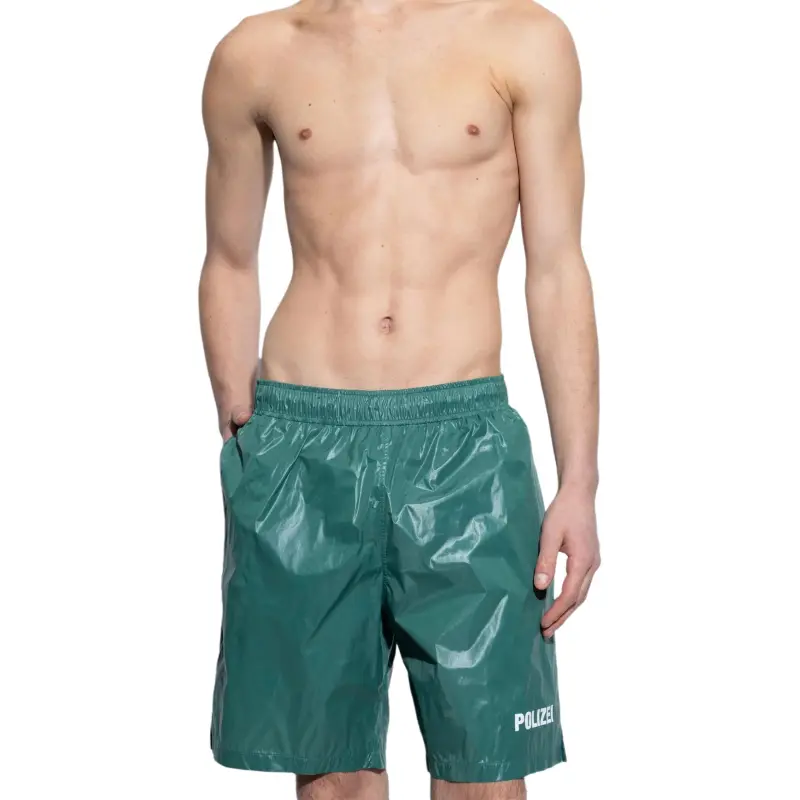 Vetements Polizei Logo Swim Shorts-1