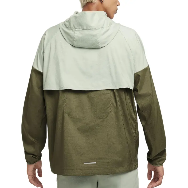 Nike FW24 Windrunner Repel Jackets Coats Men's Jade Color Horizon/Medium Olive-1