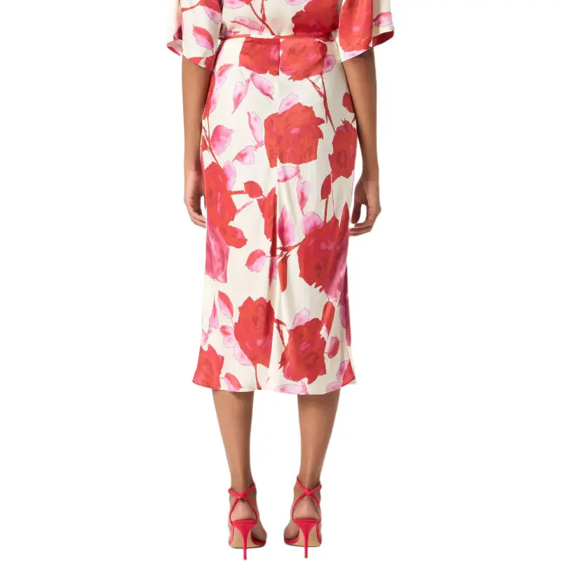 Blumarine Floral print Midi Skirt-3