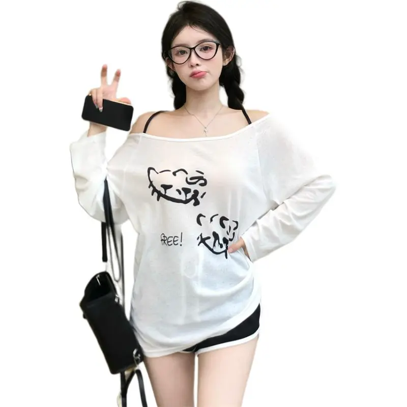 Mu Xiao Xin T Shirts Women's White-2