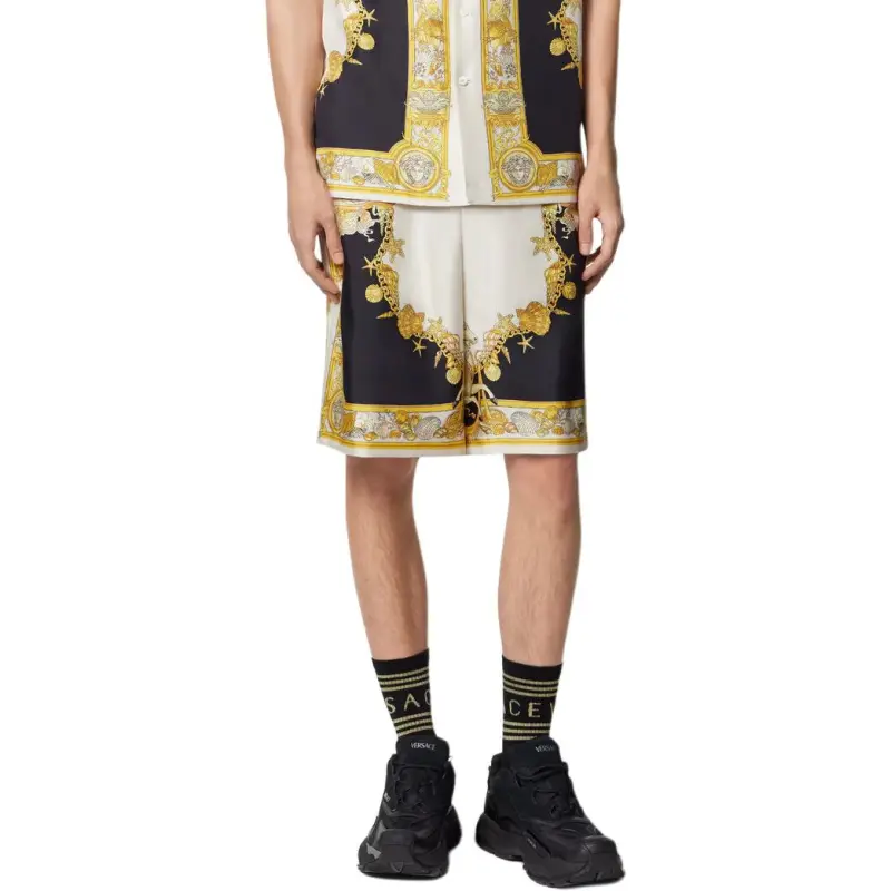 VERSACE Casual Shorts Men's Gold-1