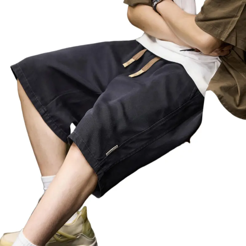 BUYDAUL Denim Shorts Men-5