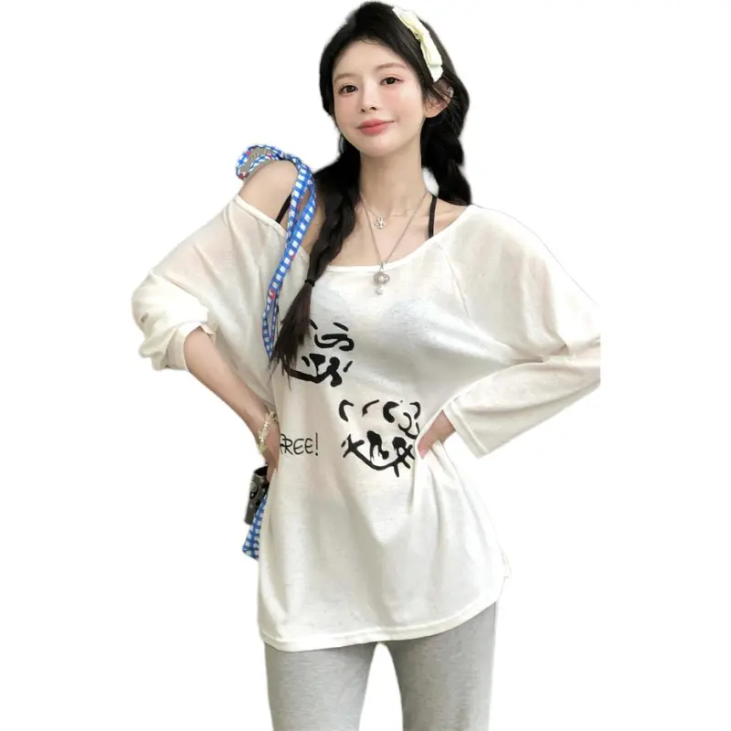 Mu Xiao Xin T Shirts Women's White-3