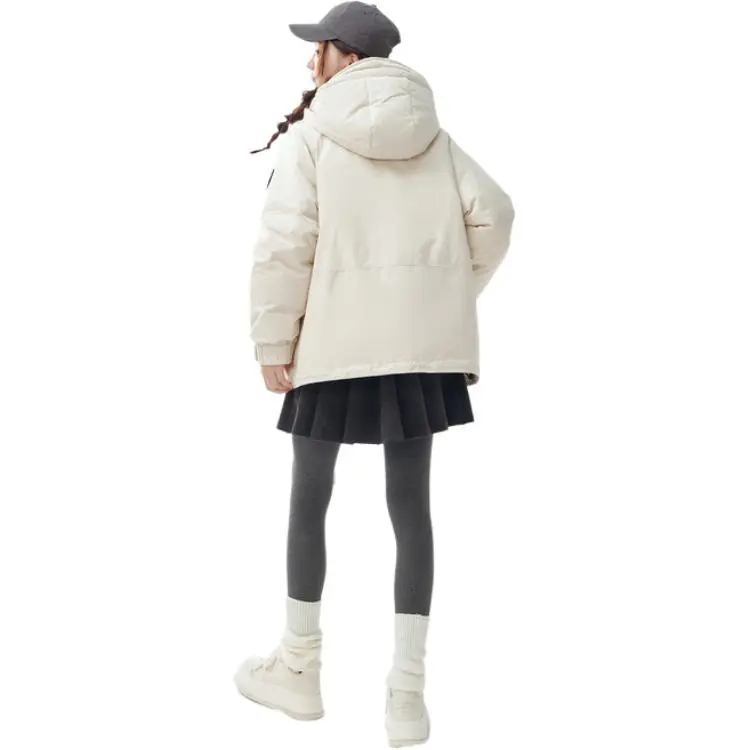 ZIHAN Down Jacket Women's Beige Gold-5