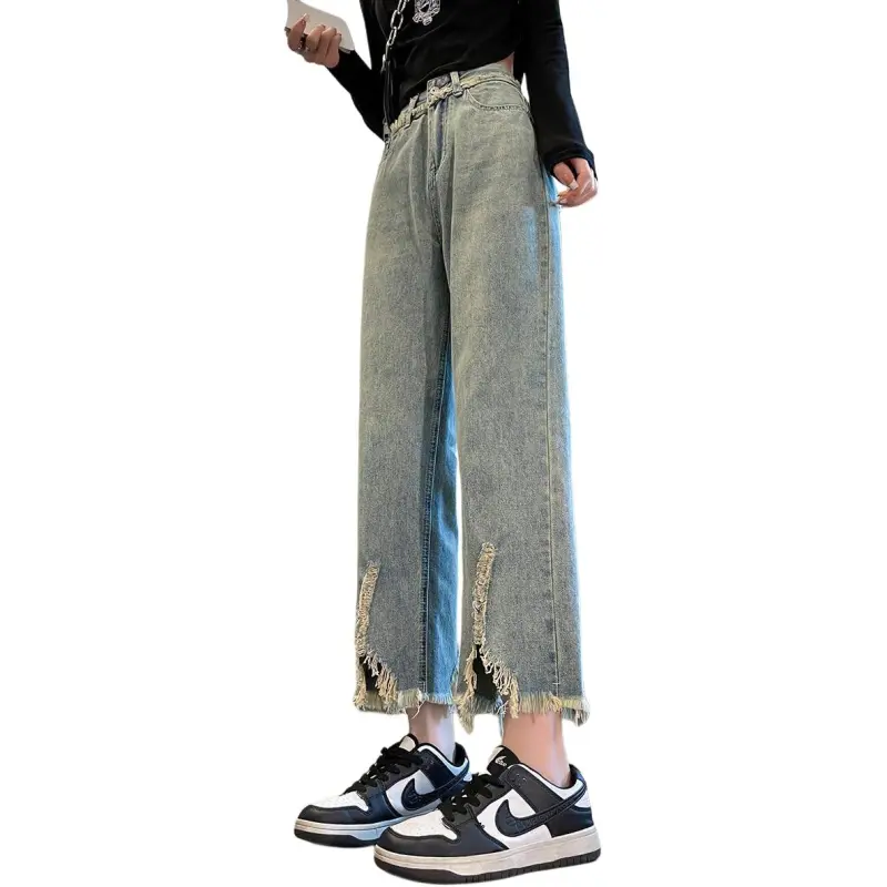 GOSO Jeans Women's Vintage Blue Ankle Length-3