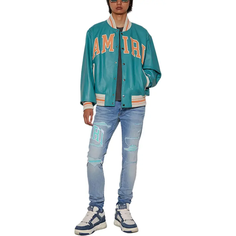 AMIRI Leather Bomber-2