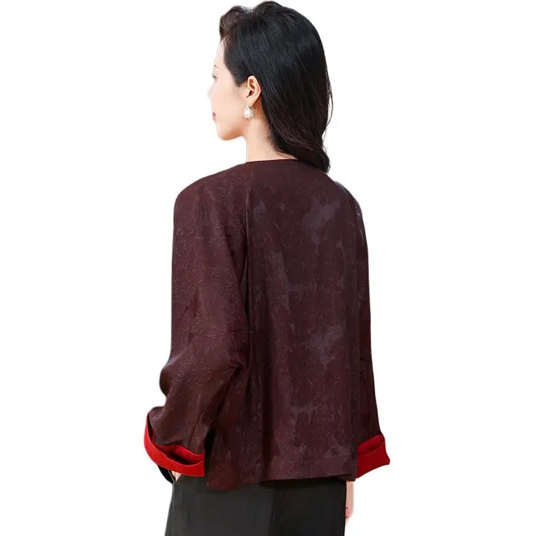 Yi Mengyuan Silk Jacket Women's-3