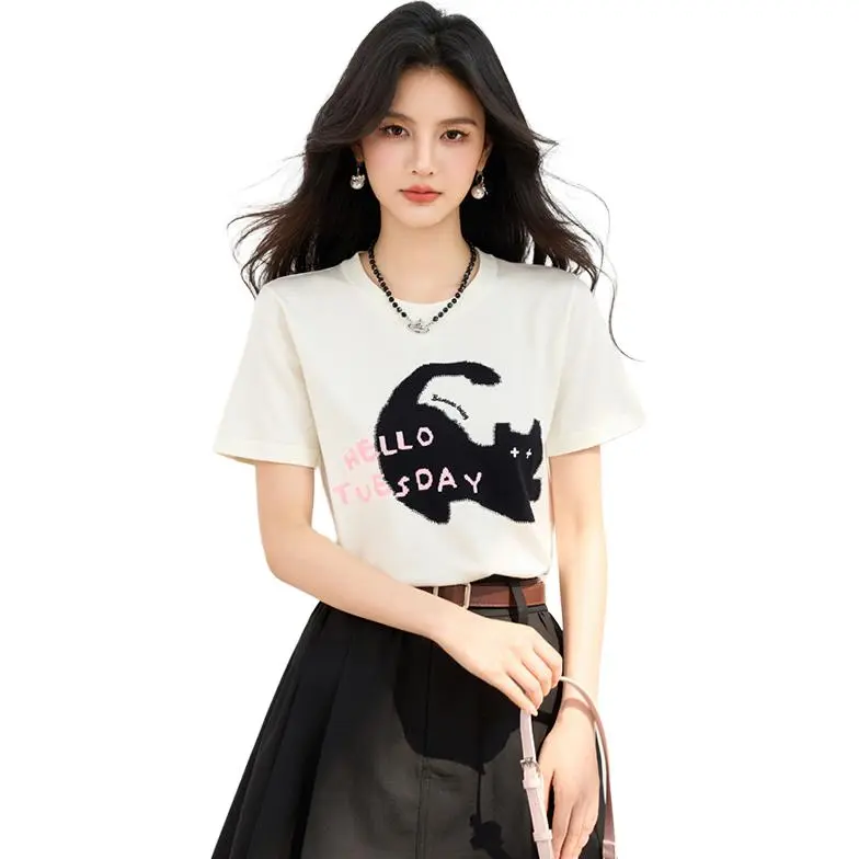 La Chapelle T Shirts Women's White-1