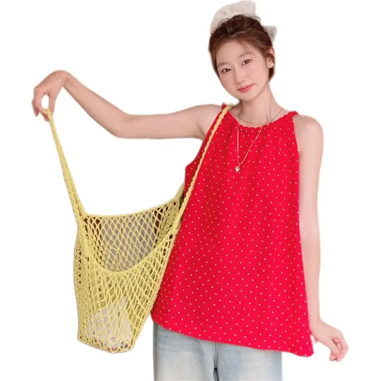 Mu Xiao Xin Tank Tops Women's Red-3