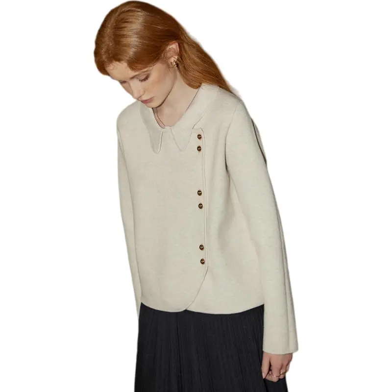 KUHNMARVIN Sweater Women's Floral Beige Apricot-1