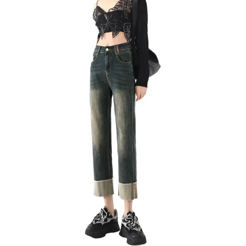 HELEH Jeans Women's Vintage Blue-1