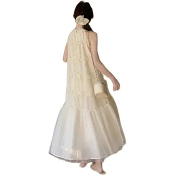 TEME Sleeveless Dress Women's Ecru