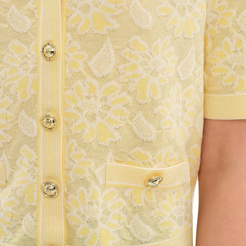 KARL LAGERFELD SS25 Knitwear Women's Yellow-5