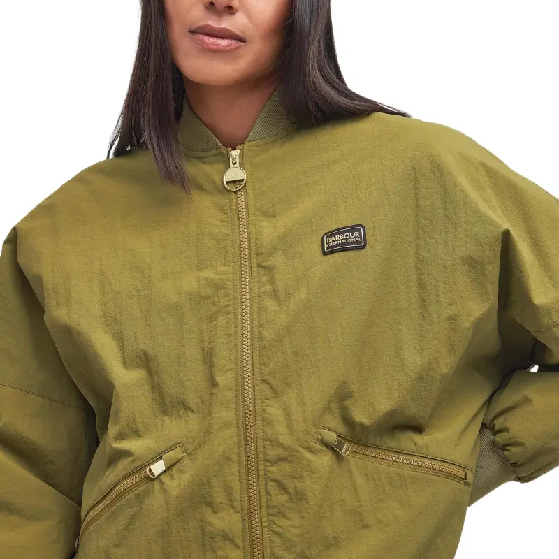BARBOUR FW24 Puffer Jacket Women's Green-5