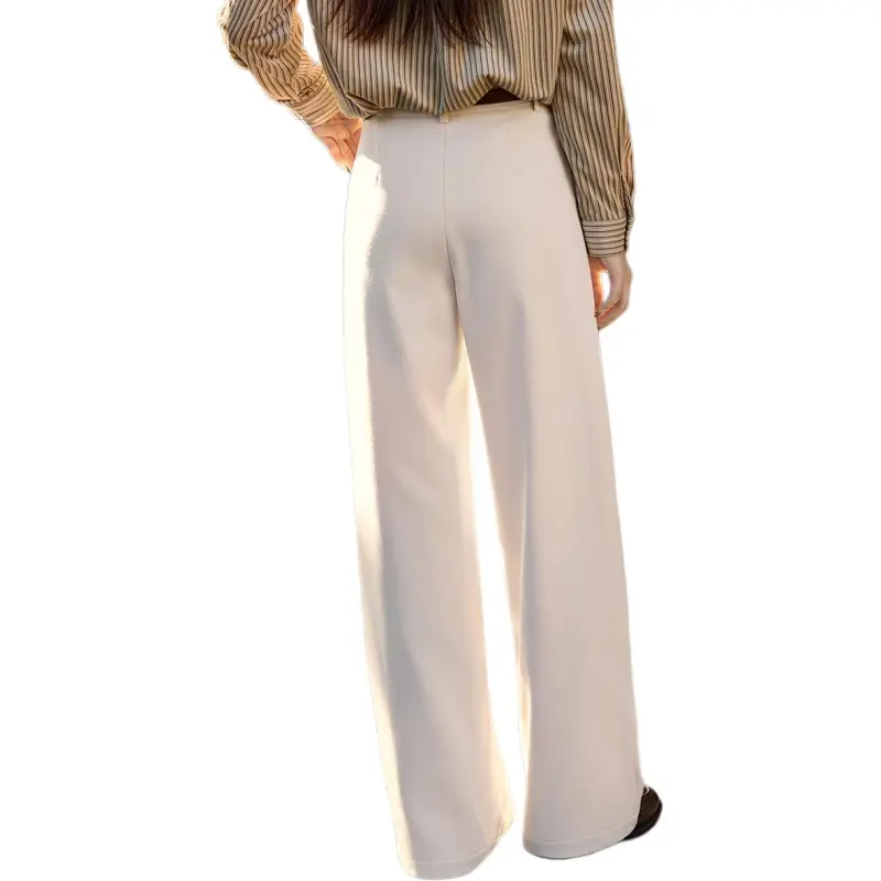 Mo Han Yi Mei Casual Pants Women's Ecru-3