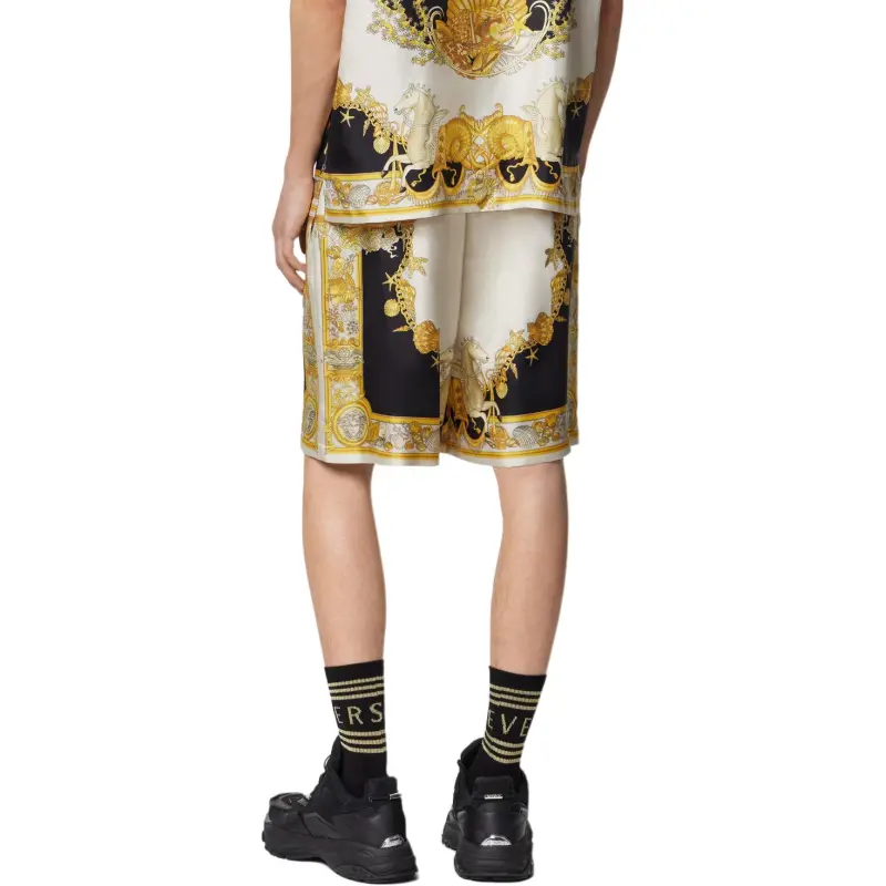 VERSACE Casual Shorts Men's Gold-2