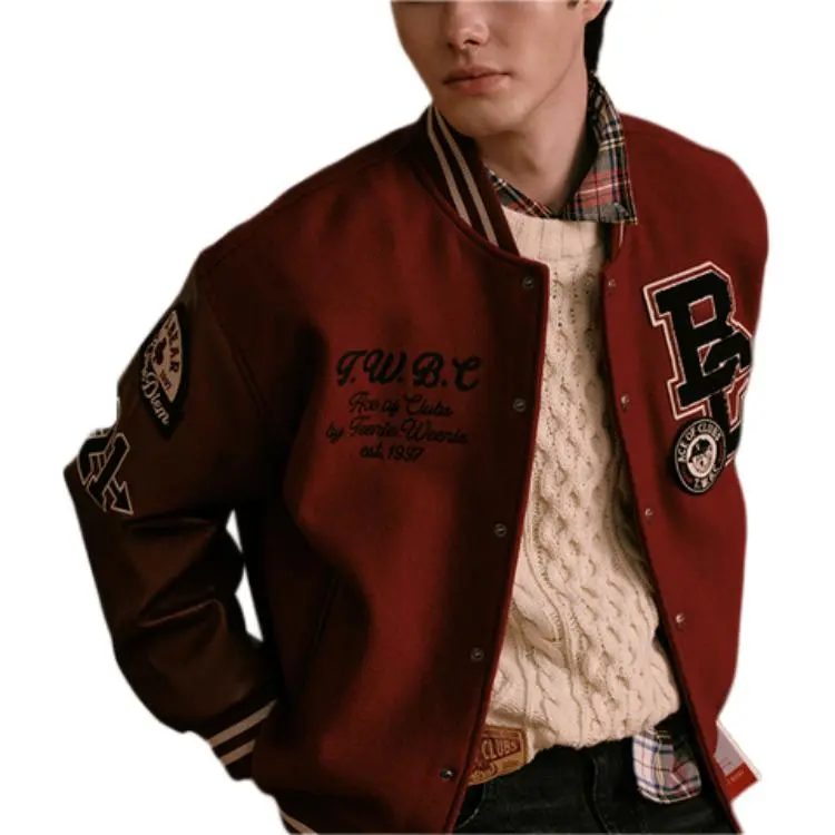 Teenie Weenie Men Baseball Jacket Unisex-3