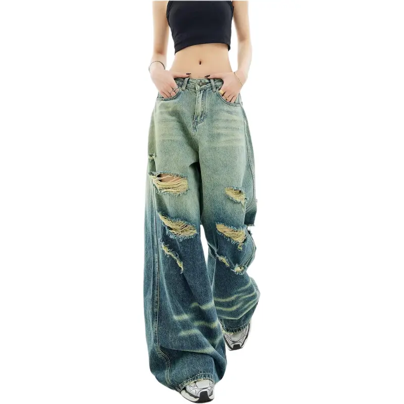 Ordifen Jeans Women's Vintage Blue-3