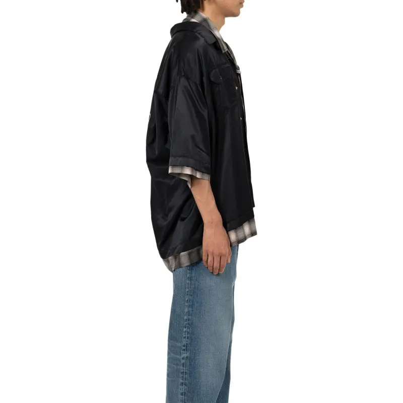Maison Mihara Yasuhiro Double layered Short sleeve Shirt-4