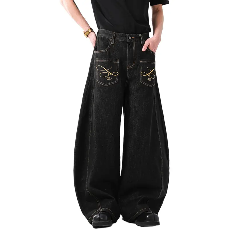 TESTUNG Jeans Unisex Classic Black-7