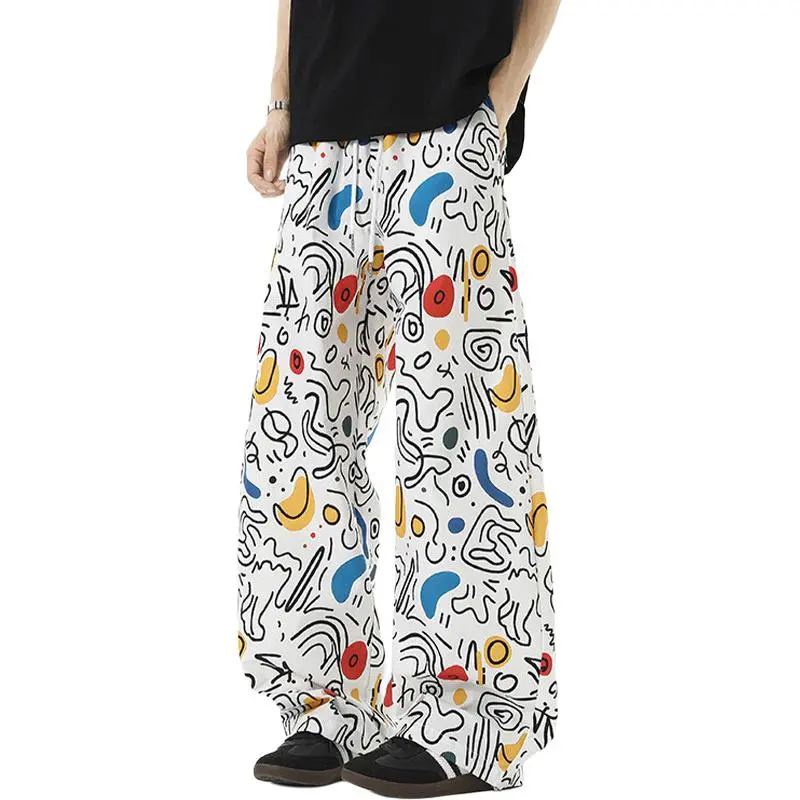 NOAHGIGI Casual Pants Unisex White-2