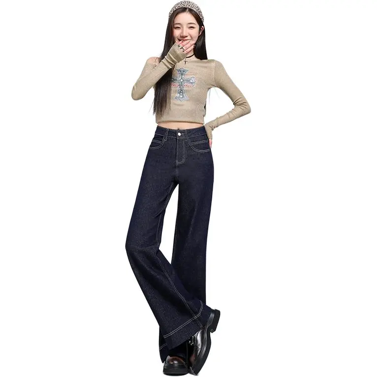 KORAMAN Jeans Women's Dark Blue Pants 155 163-2