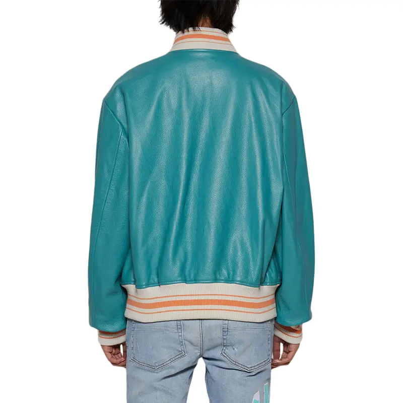 AMIRI Leather Bomber-3