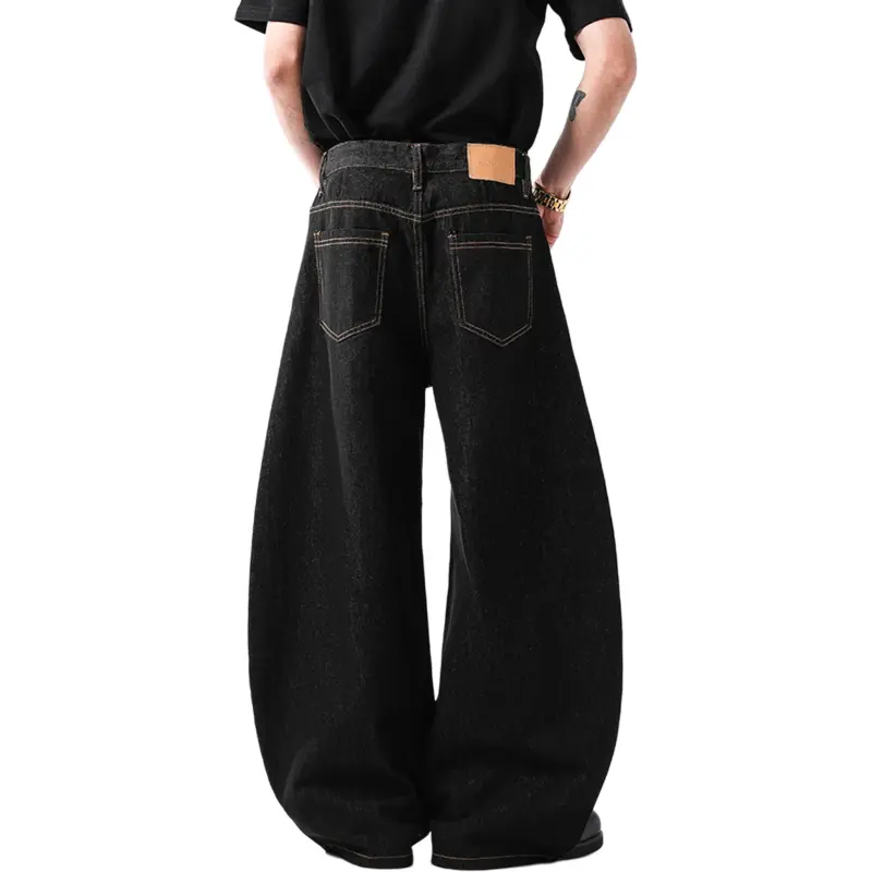 TESTUNG Jeans Unisex Classic Black-8