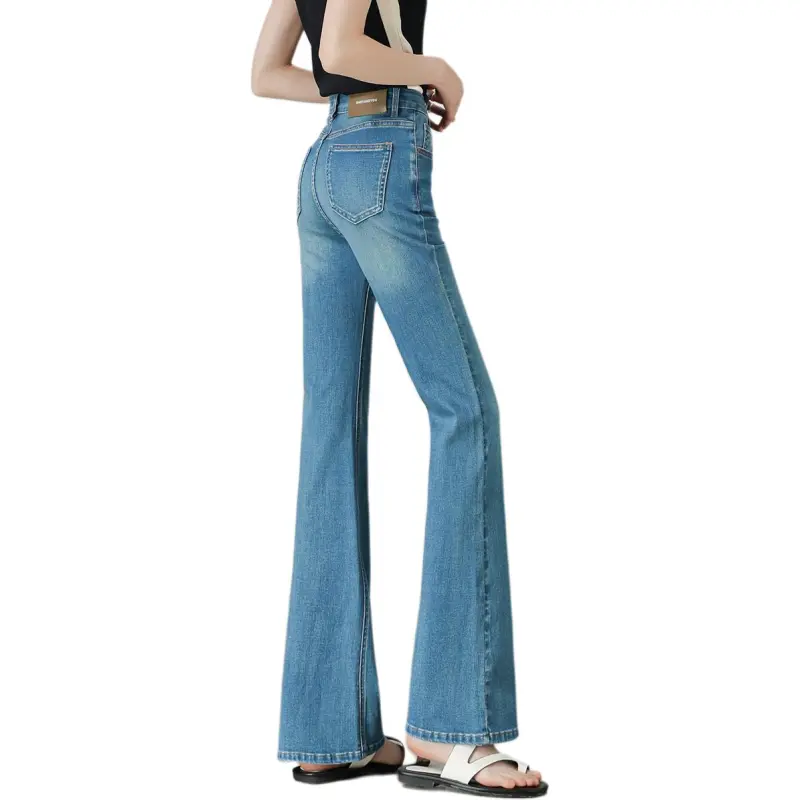 Weixi Jeans Women's Turquoise Green-3