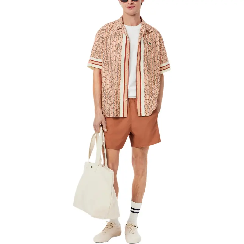 LACOSTE Monogram pattern Shirt-7