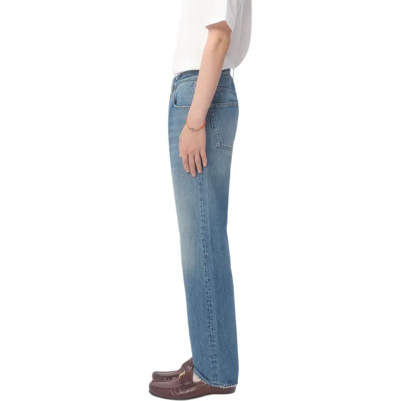 Valentino Logo Patch Straight Leg Jeans-4