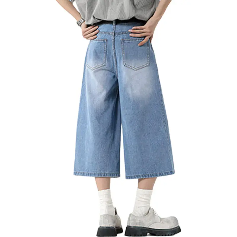 R.super Denim Shorts Unisex-11