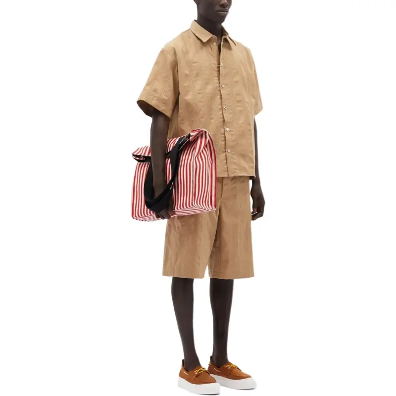 MSGM Striped Shorts-3