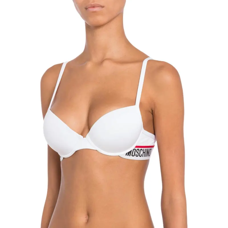 MOSCHINO Logo tape Bra-1