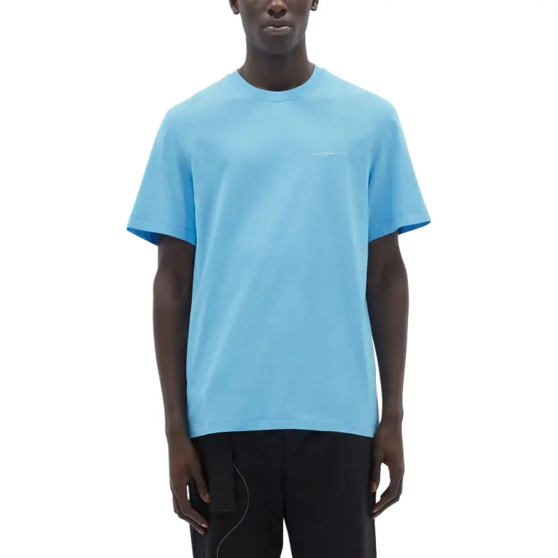 MSGM Logo embroidered T shirt-1
