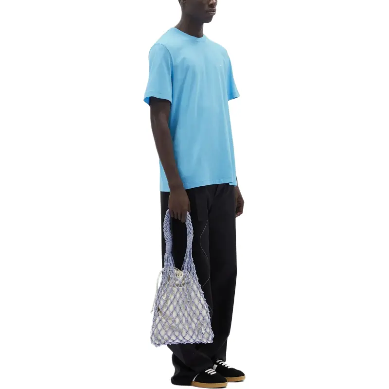 MSGM Logo embroidered T shirt-3