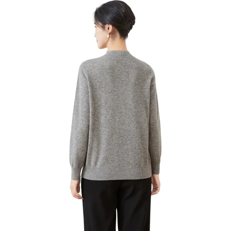 JINJU Sweaters Women's Gray-0