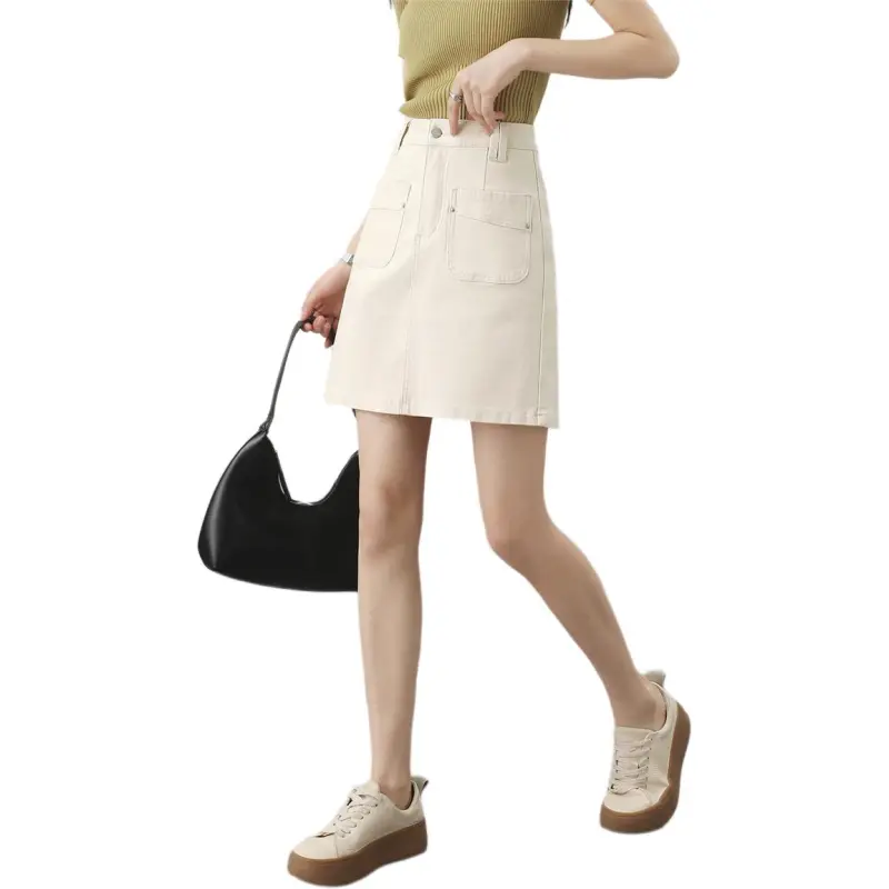 HIPPIEMISS Denim Short Skirts Women's-1