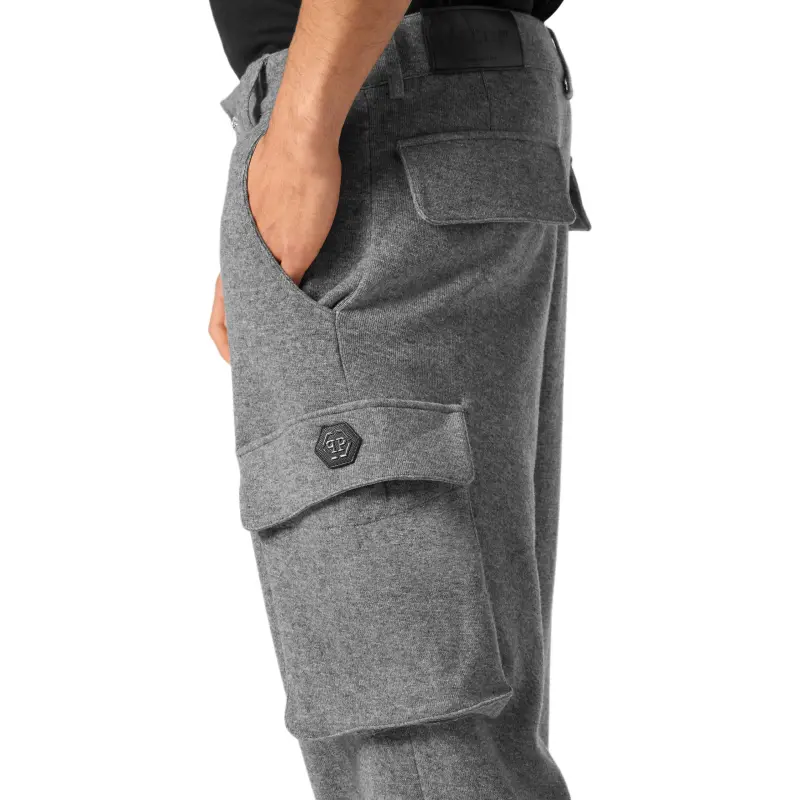 PHILIPP PLEIN Cargo pockets Track Pants-4