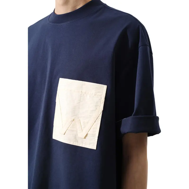WHITT EPURE T Shirts Men Marine Blue-3