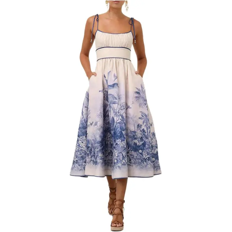 Zimmermann Wylie Floral Printed Picnic Dress-1