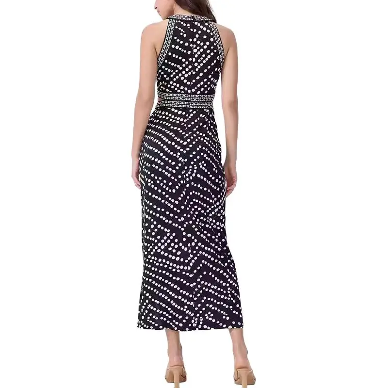 Diane Von Furstenberg FW25 Sleeveless Dress Women's Black-2