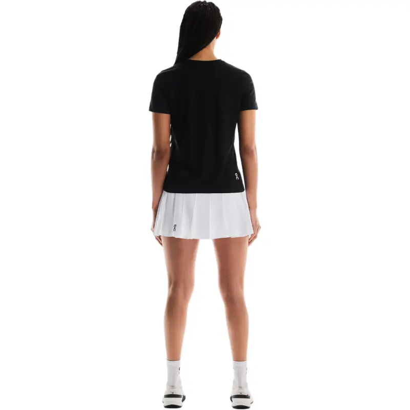 On Court Regular T Shirt Women's Pure Black-1