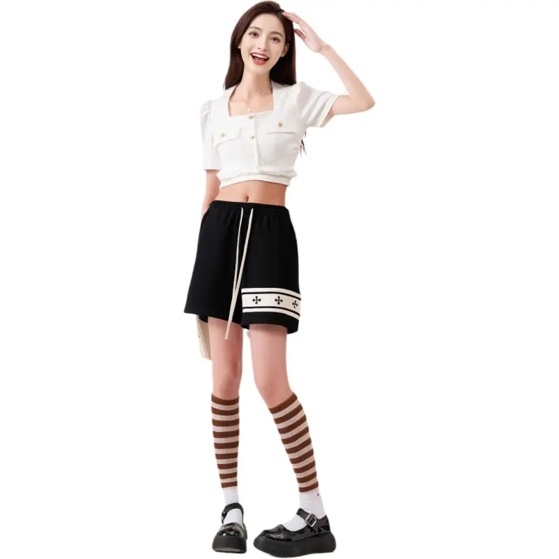 Evil Lions Casual Shorts Unisex Black-2