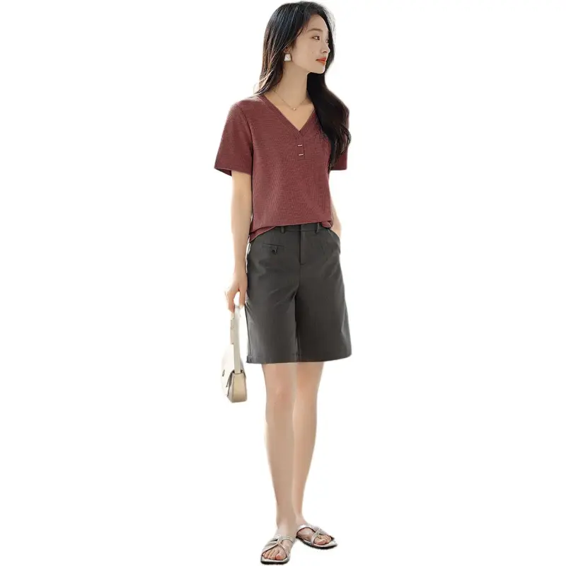 XWI T Shirts Women's Berry Plum-3